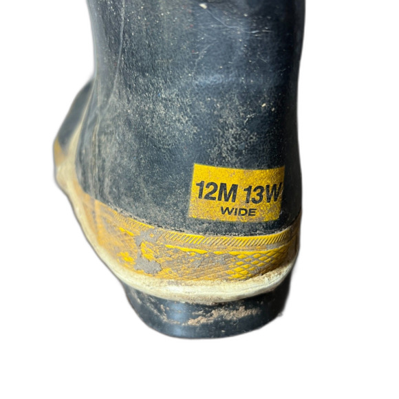 Vintage Servus Firefighter Rubber Turnout Boot (1) Steel Toe - Single Shoe - VTG - Picture 4 of 7